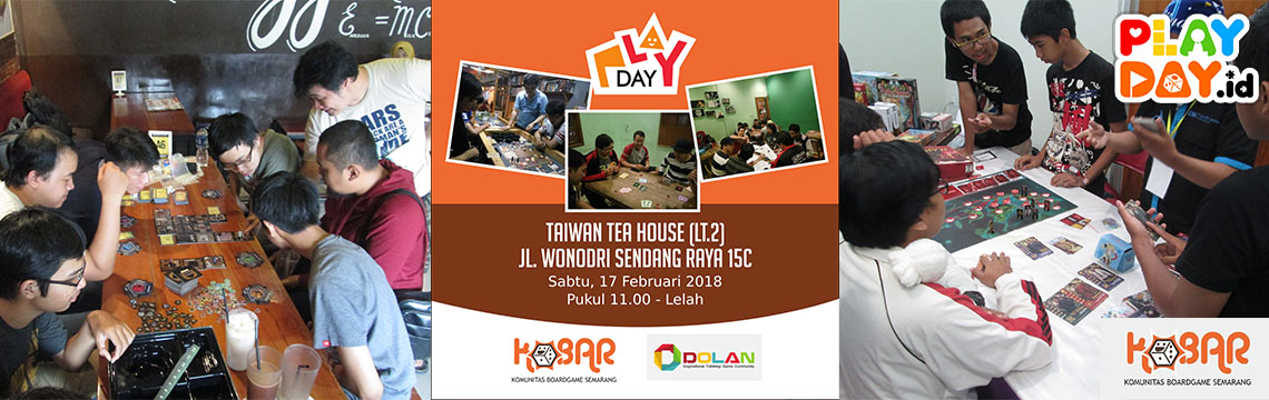 Nikmati Long Weekend dengan Bermain di Playday KOBAR (Komunitas Board Game Semarang)