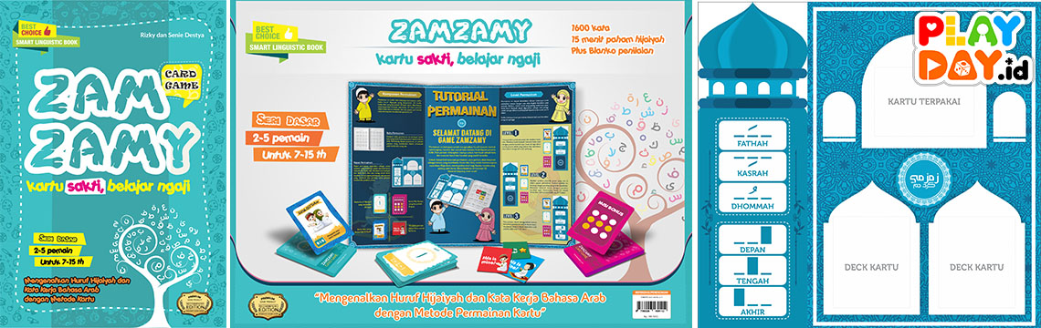 ZAMZAMY, Permainan Kartu Sakti untuk Belajar Ngaji