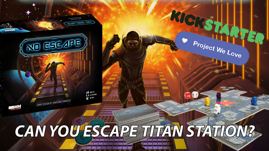 [KICKSTARTER] NO ESCAPE, Selamatkan Dirimu dari Titan Station!