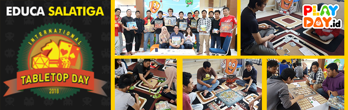 LIPUTAN Keseruan Educa Salatiga International TableTop Day 2018