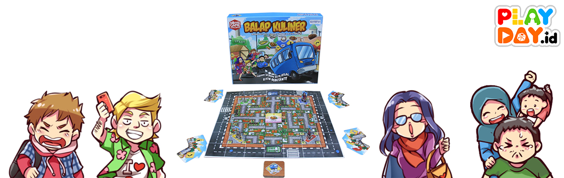 BALAP KULINER, Perjuangan Menikmati Jajanan Khas Semarang dalam Board Game