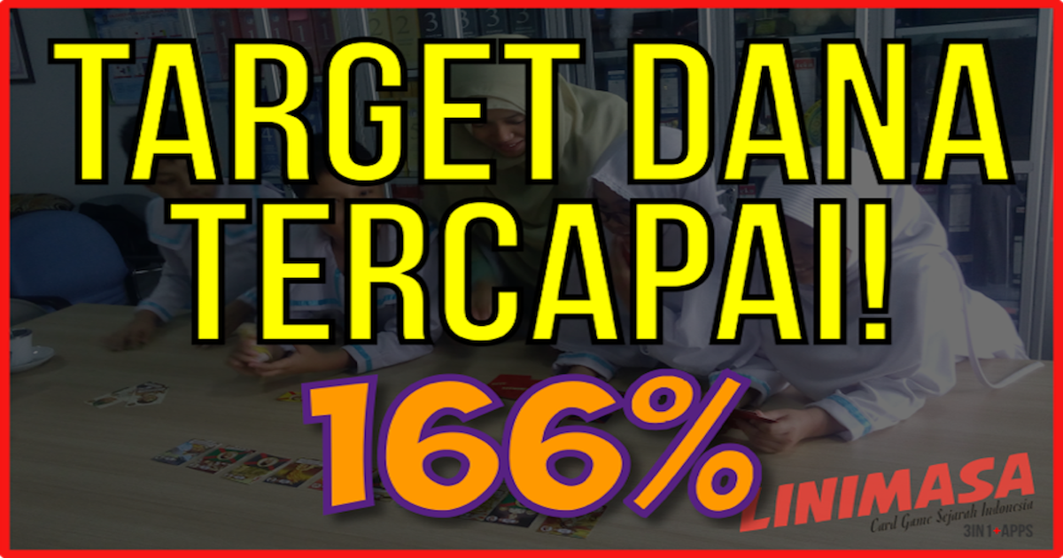 Target Galang Dana Linimasa Card Game Tembus 166% dalam 14 Hari!