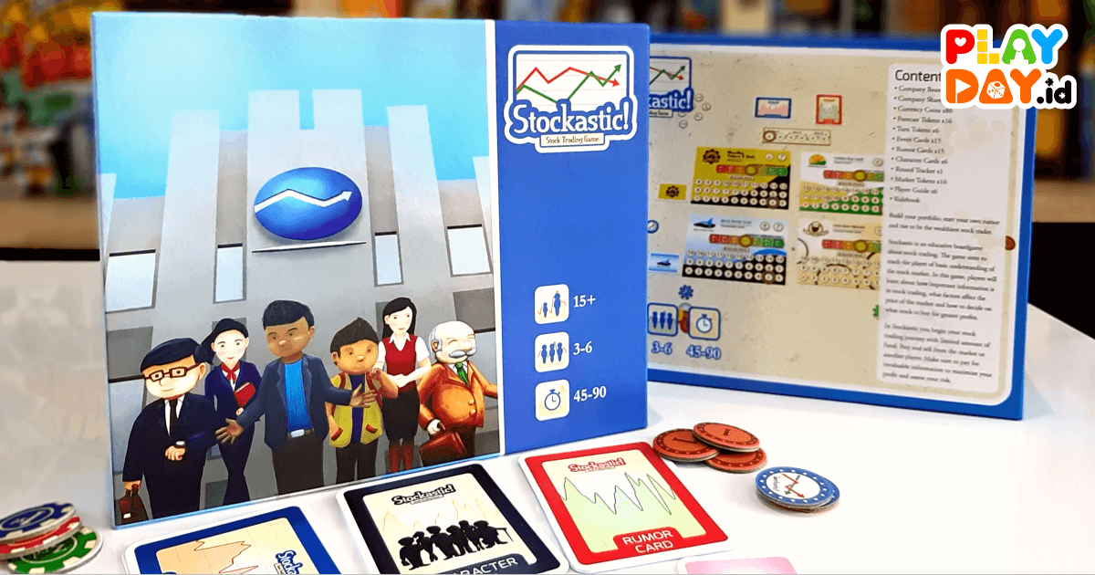 Foto : Board game Stockastic! Stock Trading Game