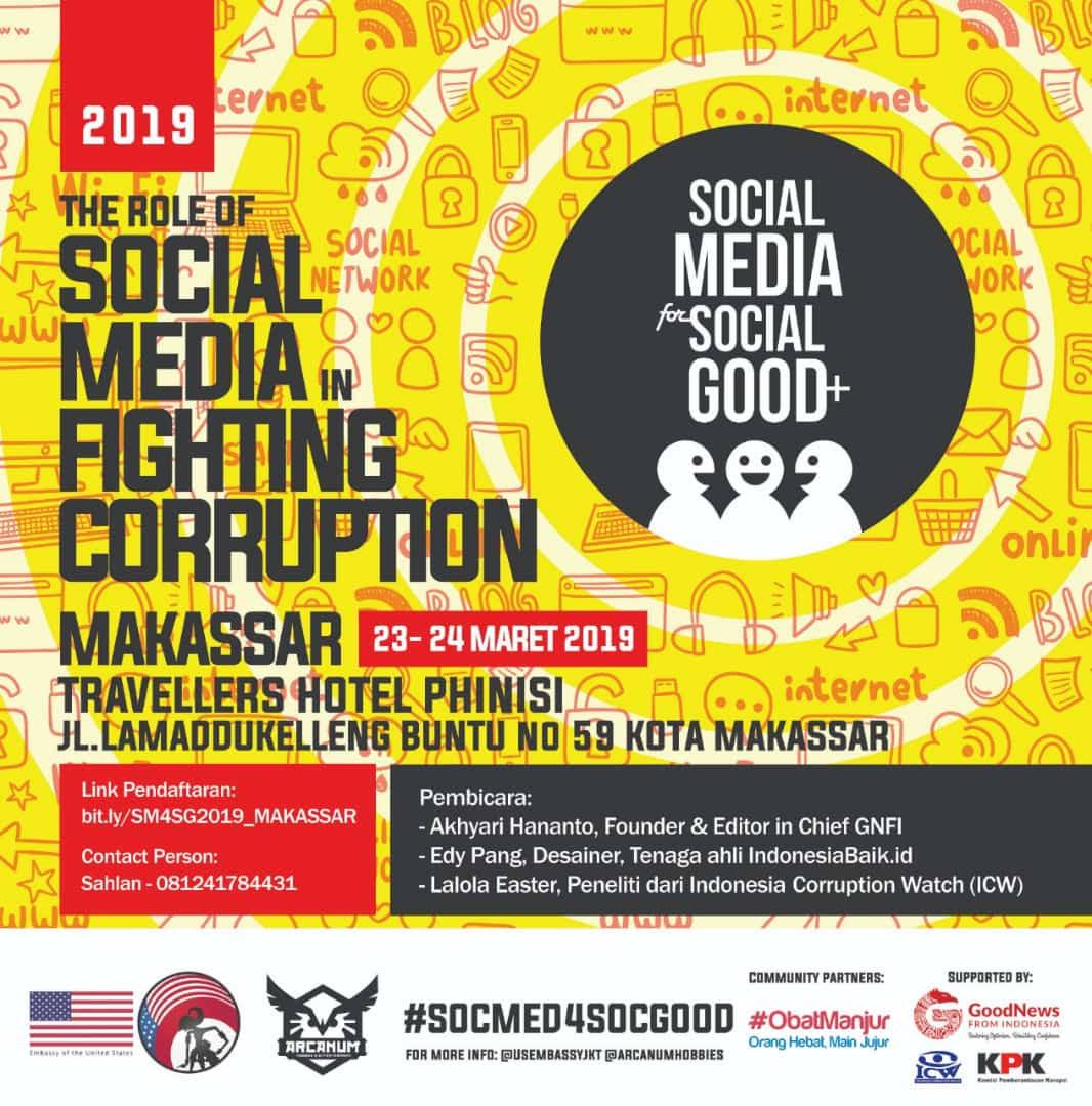 Poster #SocMed4SocGood Makassar