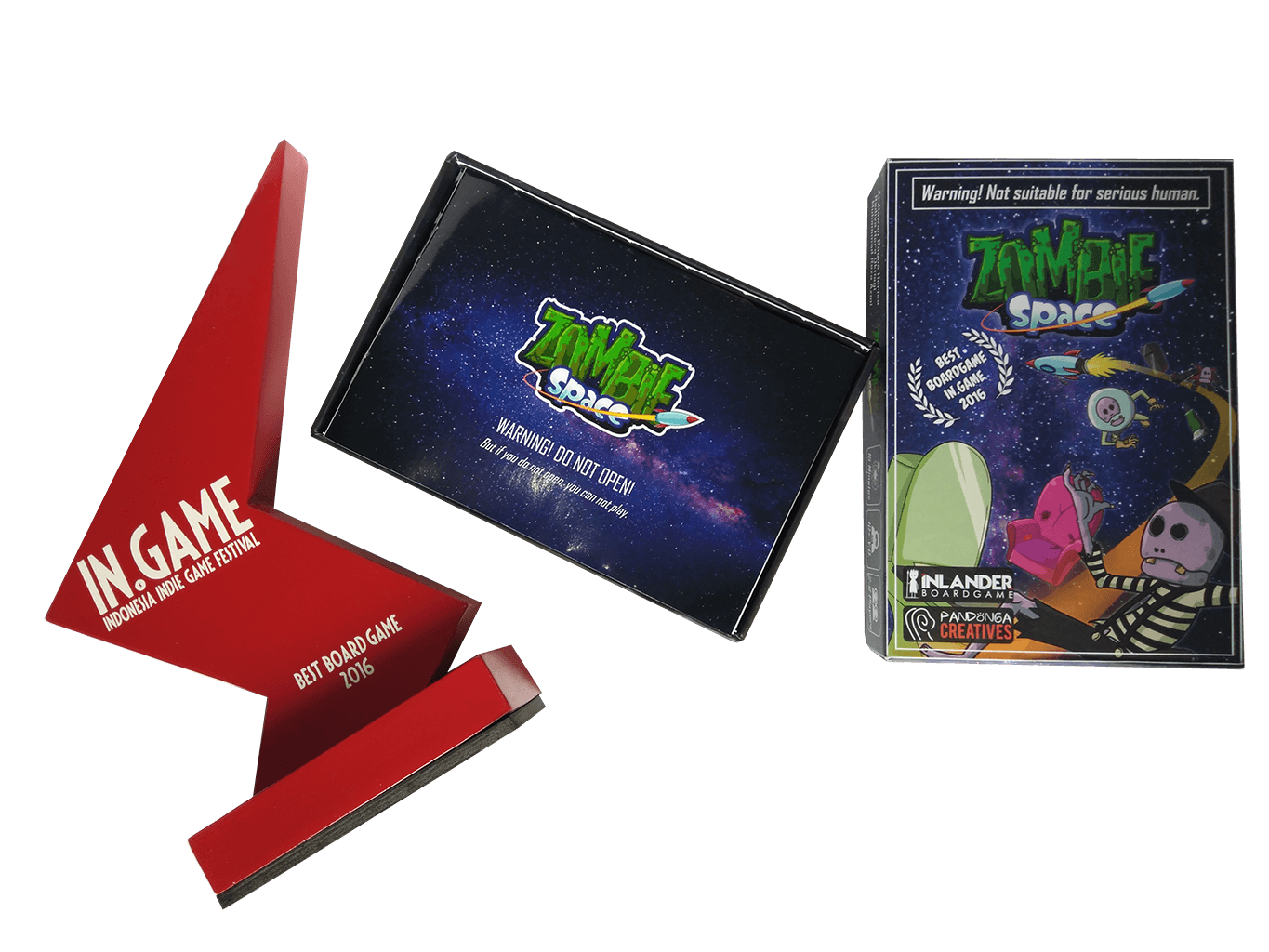 Zombie Space Best Board Game IN.GAME Award 2016