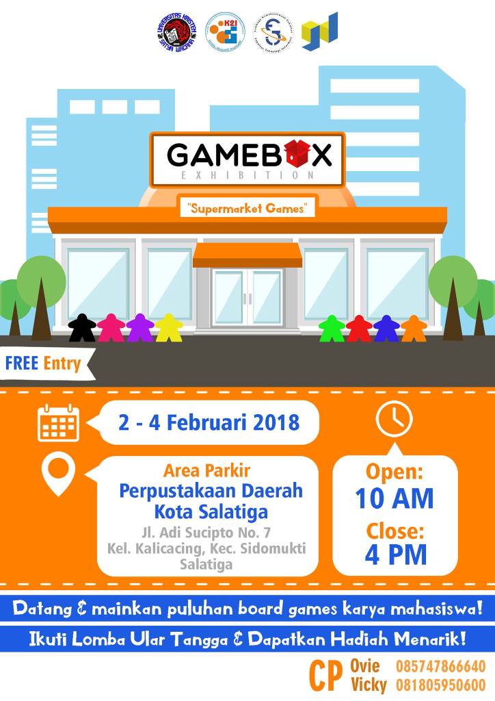 Poster Acara GameBox Exhibition #2 